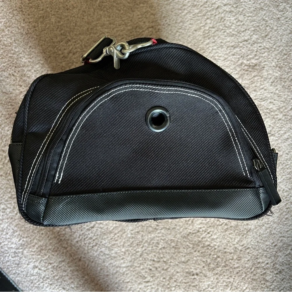Marlboro 90s Vintage Compass Logo Black Red Promo Duffel Bag  OS